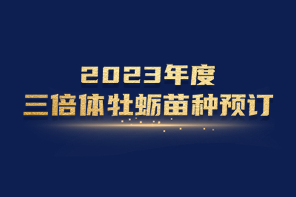 前沿公司开启2023年度三倍体牡蛎苗种预订